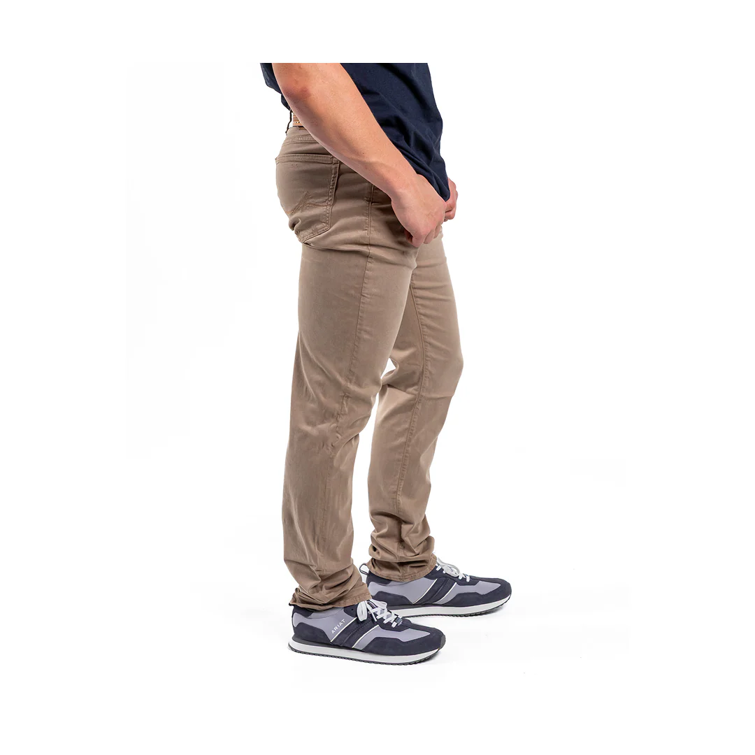 34 Heritage Men's COURAGE Straight Leg Pants in Roasted Cashew Twill - Image 2