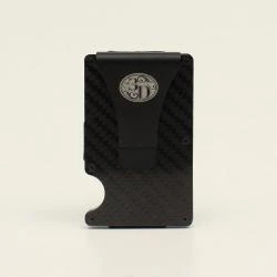 3D Mens Smart Wallet Gun Metal Black