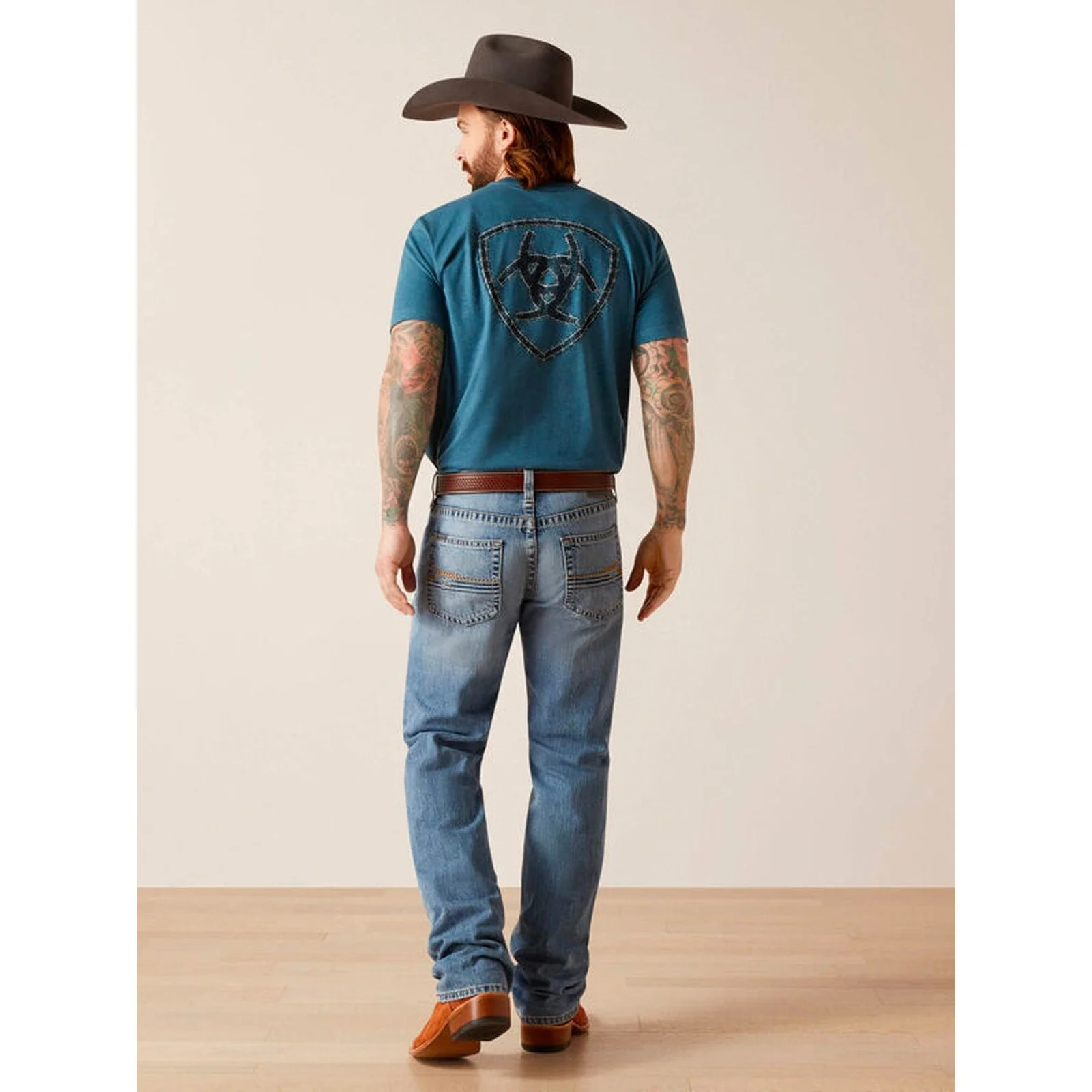 Ariat Men's M5 Lark Straight Leg Jean In Baylor-CLEARANCE - Image 5
