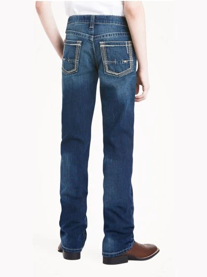 Ariat Boy’s B5 Slim Boundary Stackable Straight Leg Jeans