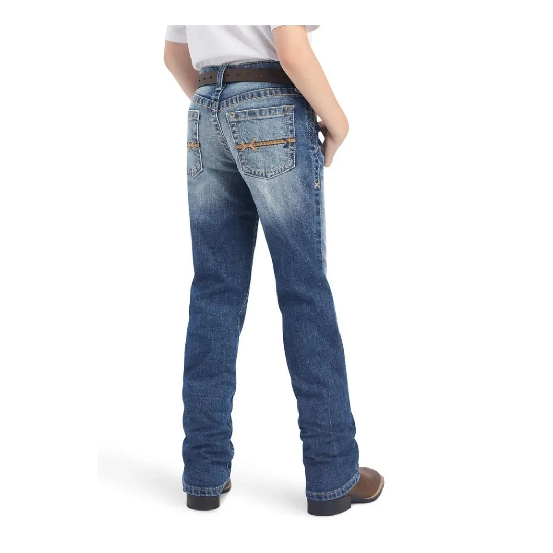 Ariat Boy’s Jeans B5 Slim Stackable Straight Leg Cutler- CLEARANCE - Image 2