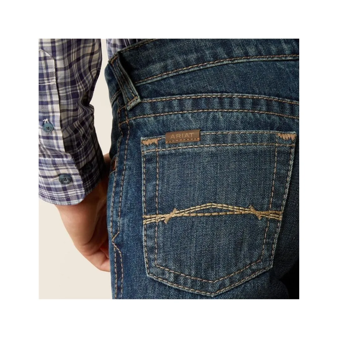 Ariat Boy's Nate Slim Straight Leg Jean- CLEARANCE - Image 4