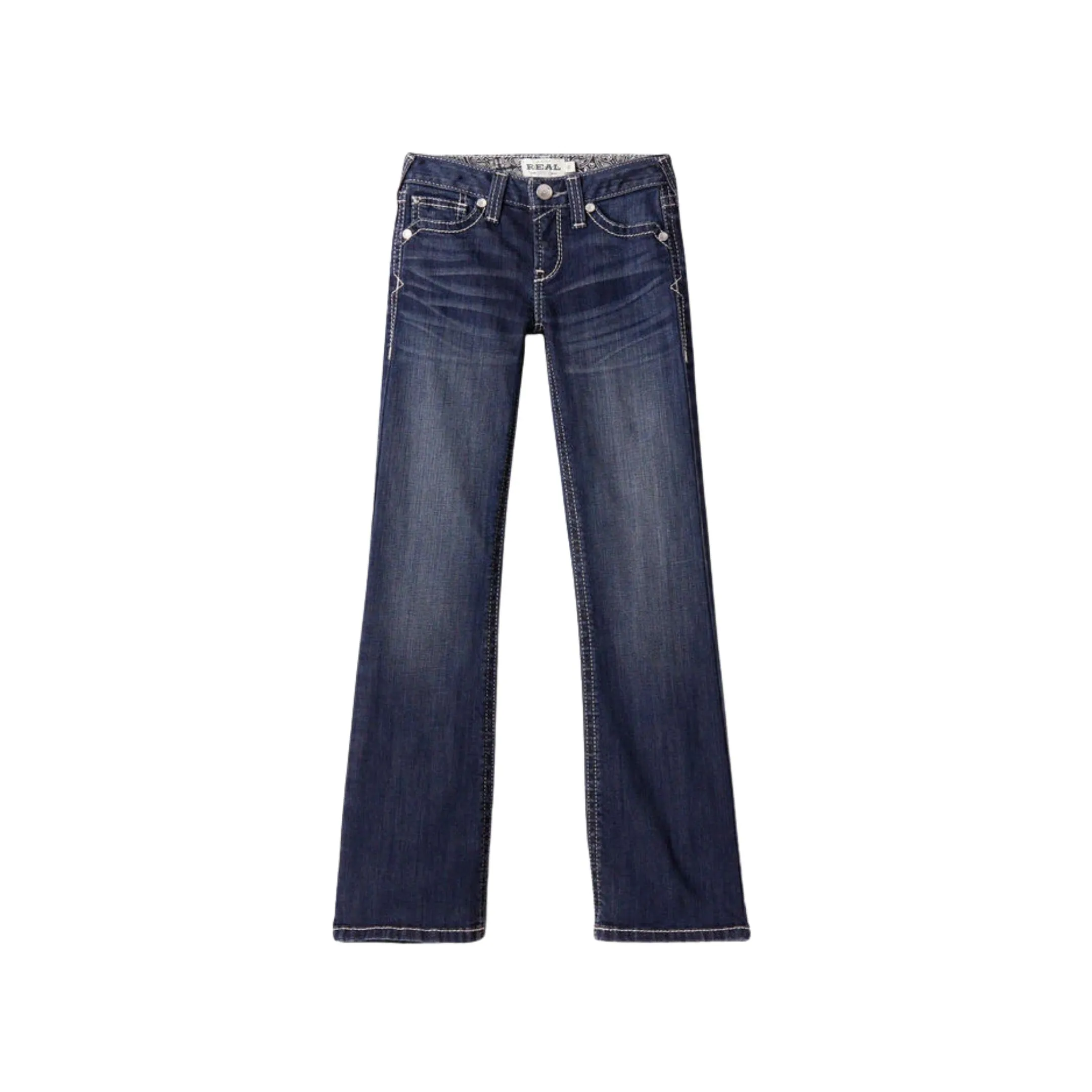 Ariat Girl’s Jeans Brianna Stretch Denim Slim Fit Boot Cut - Image 5