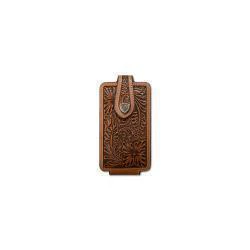 Ariat Cell Phone Case Floral Embossed Shield Natural