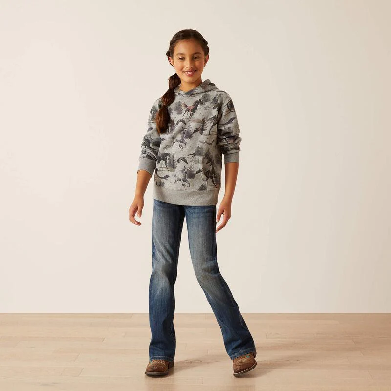 Ariat Girl's Misty Horse Hood - Image 4