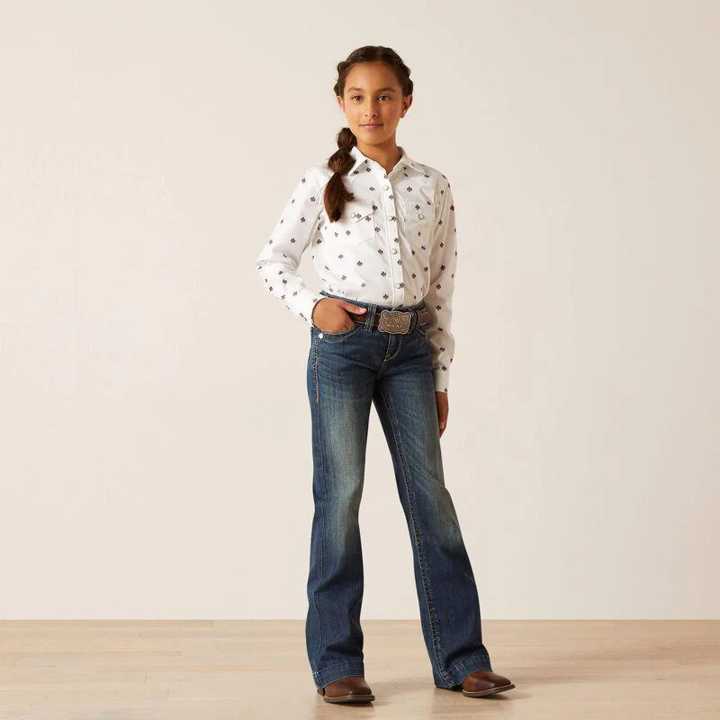Ariat Girl's Trouser Stretch Fit - CLEARANCE - Image 5