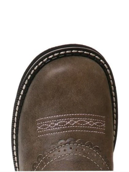 Ariat Girl's Cowgirl Boots Fat Baby Pink/Brown -Clearance - Image 3