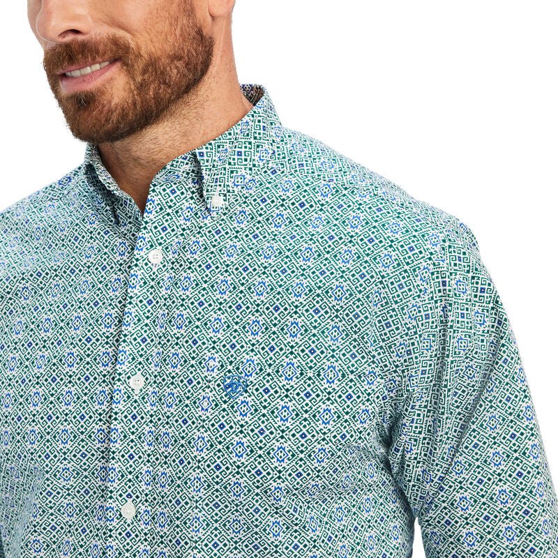 Ariat Men’s Berwick Fitted Long Sleeve Shirt - Clearance - Image 3