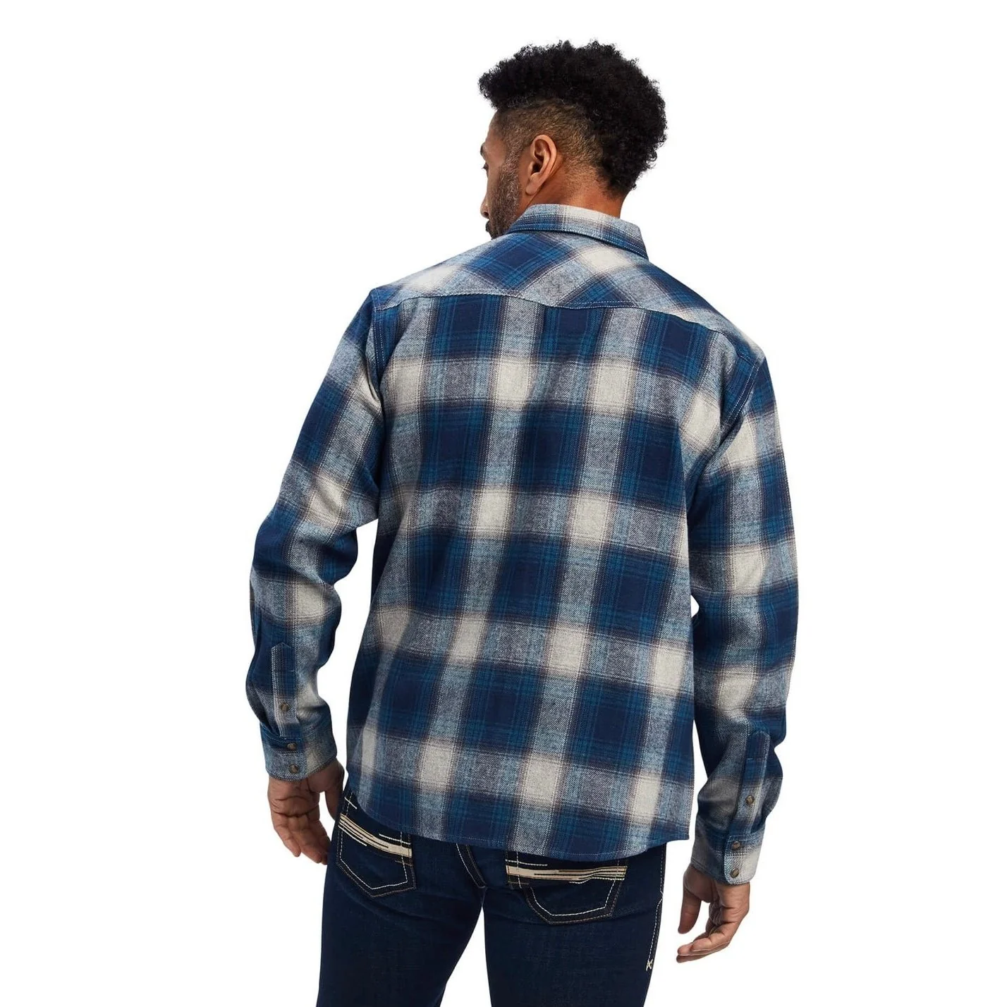 Ariat Men’s Button Up Flannel Shirt - Image 4