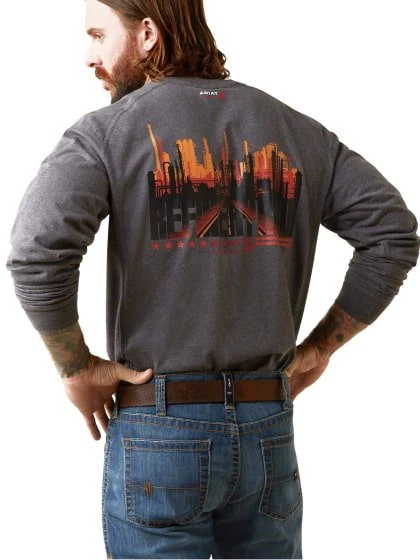 Ariat Men’s Work Shirt Flame Resistant Lightweight Henley - Image 9