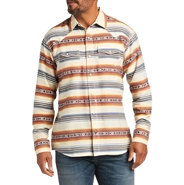 Ariat Men’s Shirt Casual Retro Huxley Snap