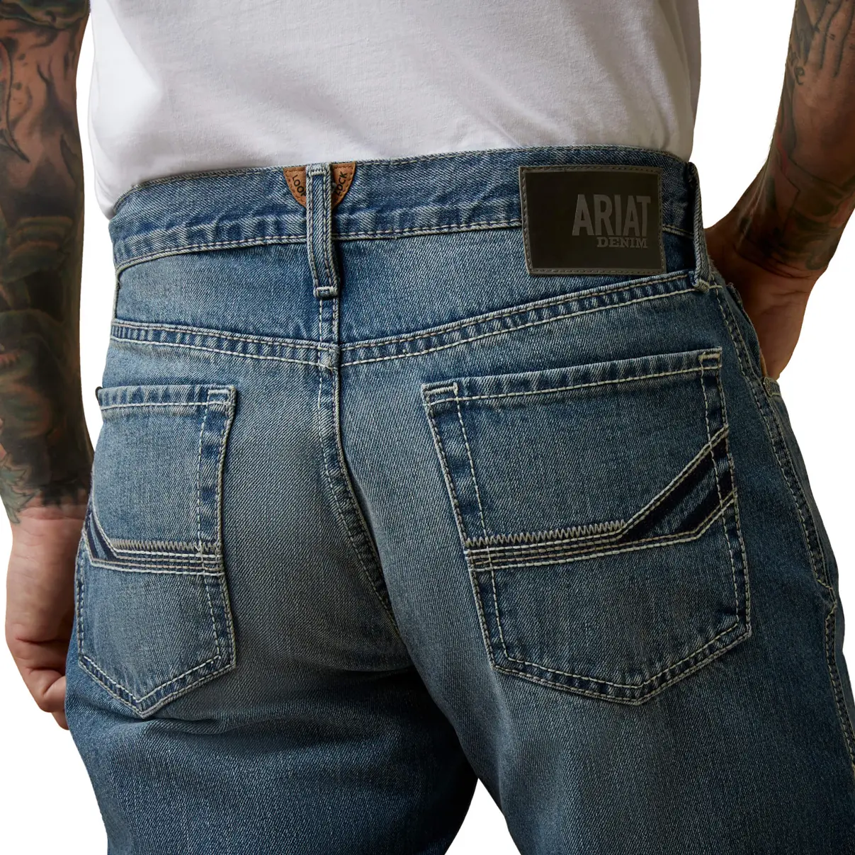 Ariat Men’s Jeans M4 Series Low Rise Relaxed Fit Straight Leg - Image 2