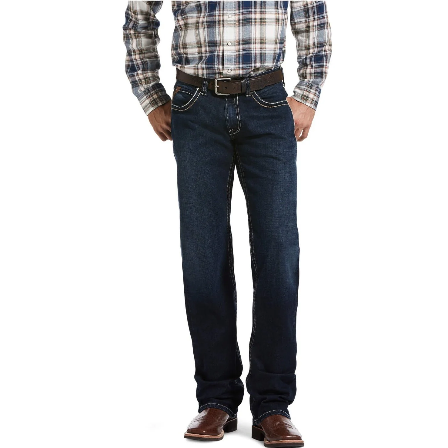 Ariat Men’s M5 Slim Stretch Cliff Stackable Straight Leg Jean -Clearance - Image 2