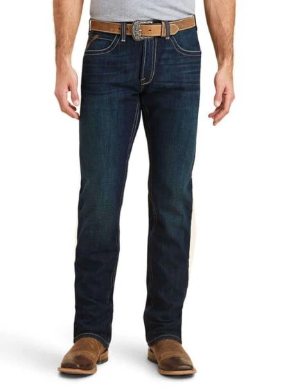 Ariat Men’s Jeans M5 Roadhouse Mid Rise Straight Leg Dark Wash -Clearance - Image 2