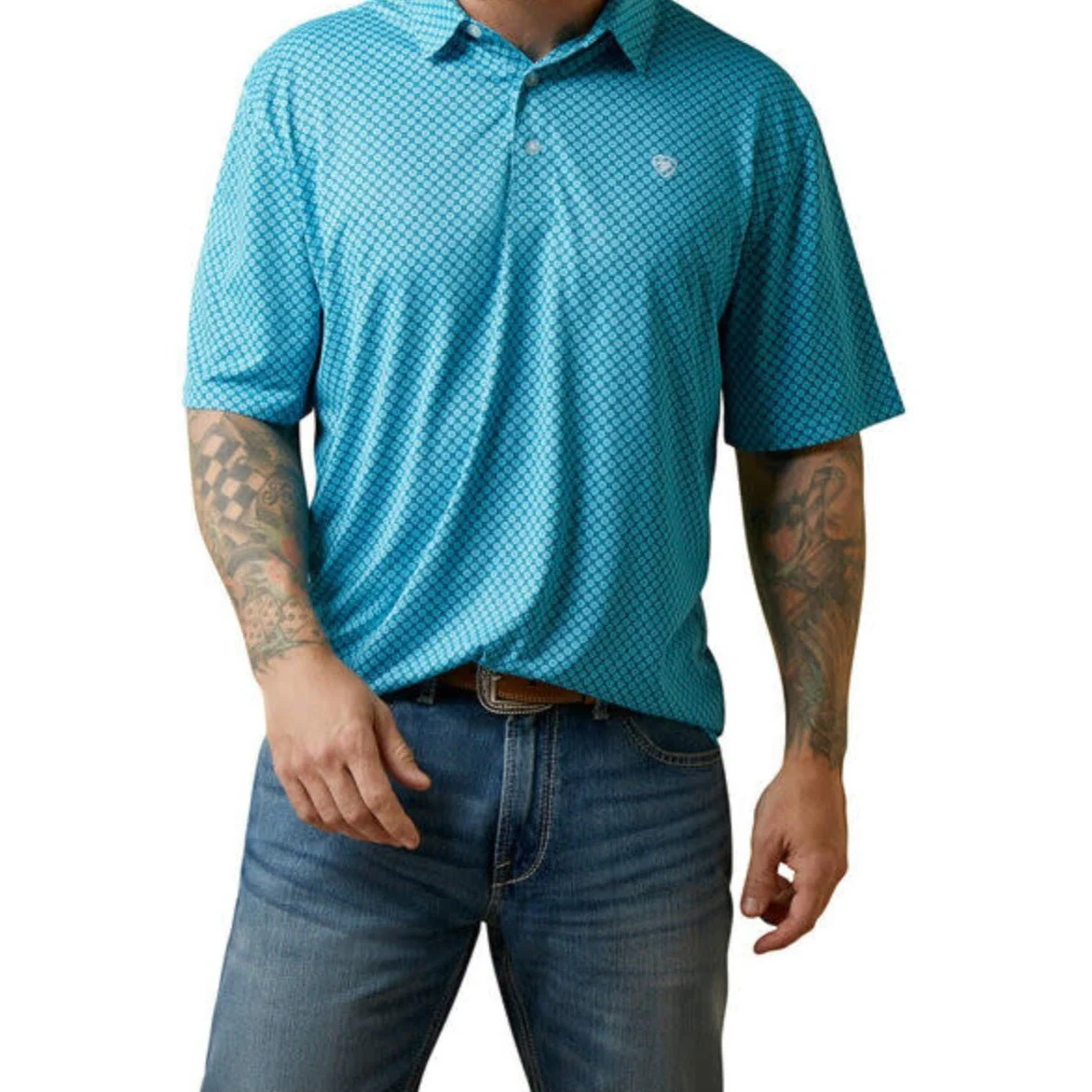 Ariat Men’s Shirt Casual Short Sleeve Polo / Golf Shirt