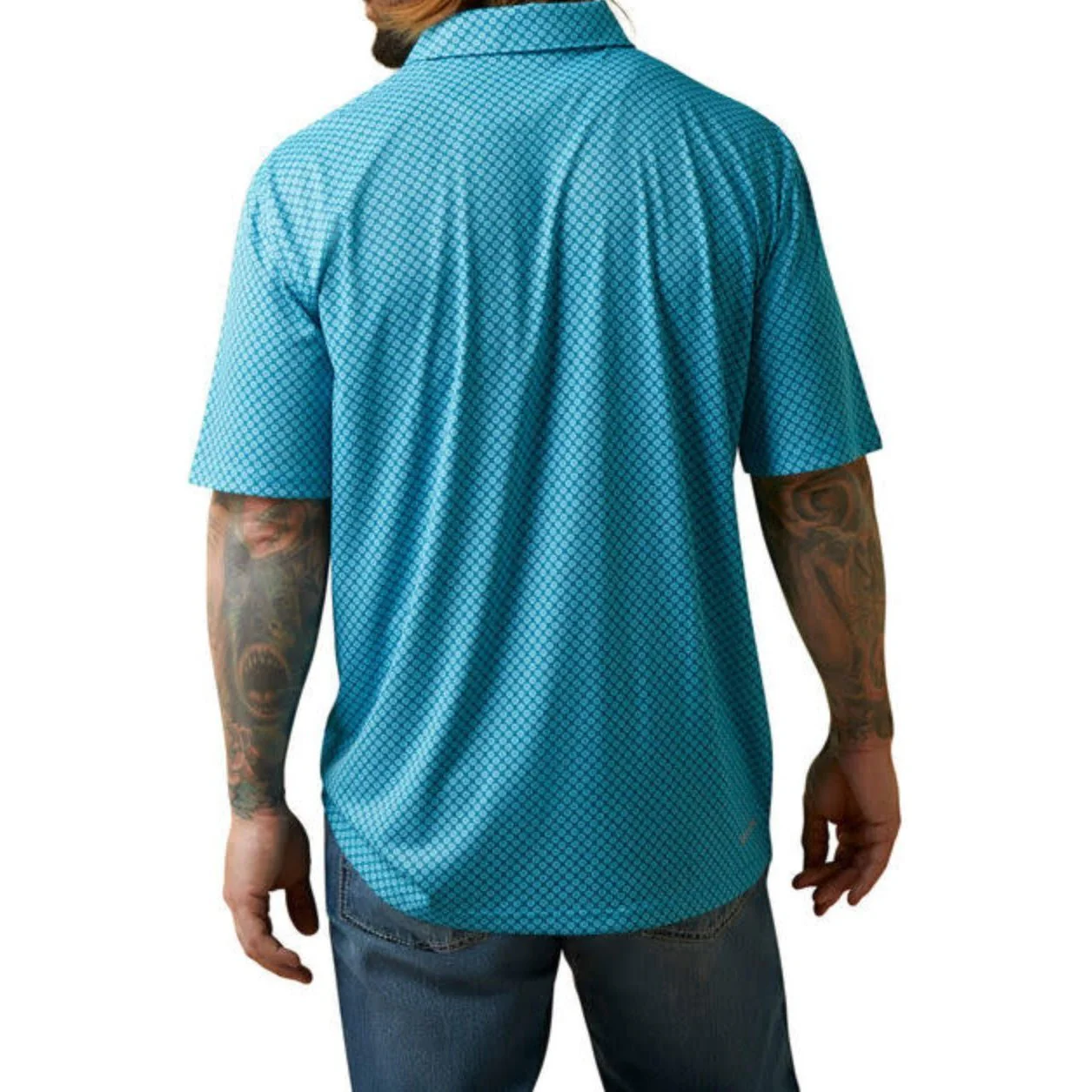 Ariat Men’s Shirt Casual Short Sleeve Polo / Golf Shirt - Image 2