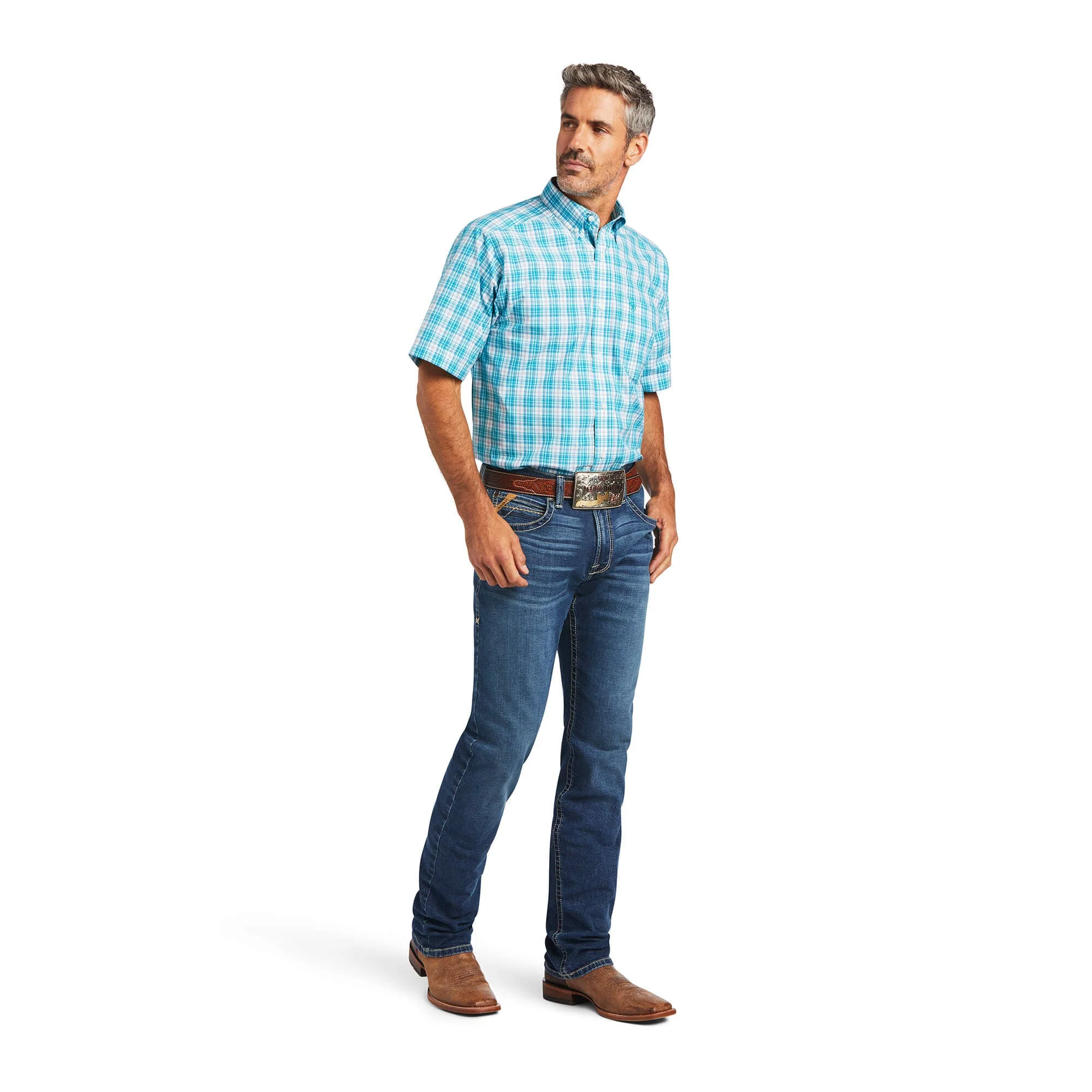 Ariat Men’s Shirt Short Sleeve Classic Fit Pro Series - Image 2