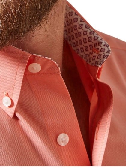 Ariat Men’s Shirt Casual Solid Pinpoint Oxford Classic - Image 2