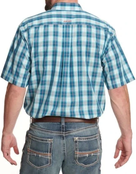 Ariat Men’s Shirt Short Sleeve Classic Fit Wrinkle Free Enzo - Image 2