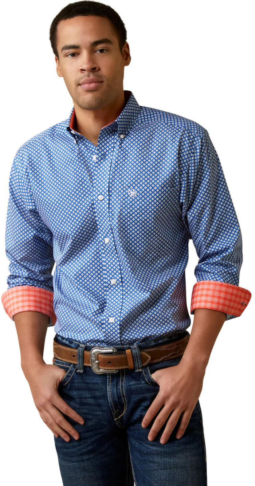Ariat Men’s Wrinkle Free Long Sleeve Shirt - Image 3