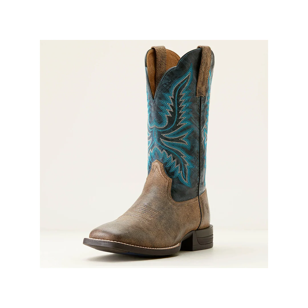 Ariat Men's Brush Creek Wide Square Toe Cowboy Boot