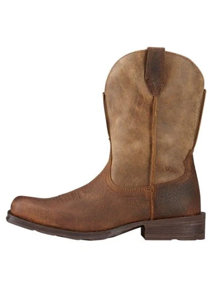 Ariat Men's Cowboy Boots 11" Rambler Square Toe - Image 5