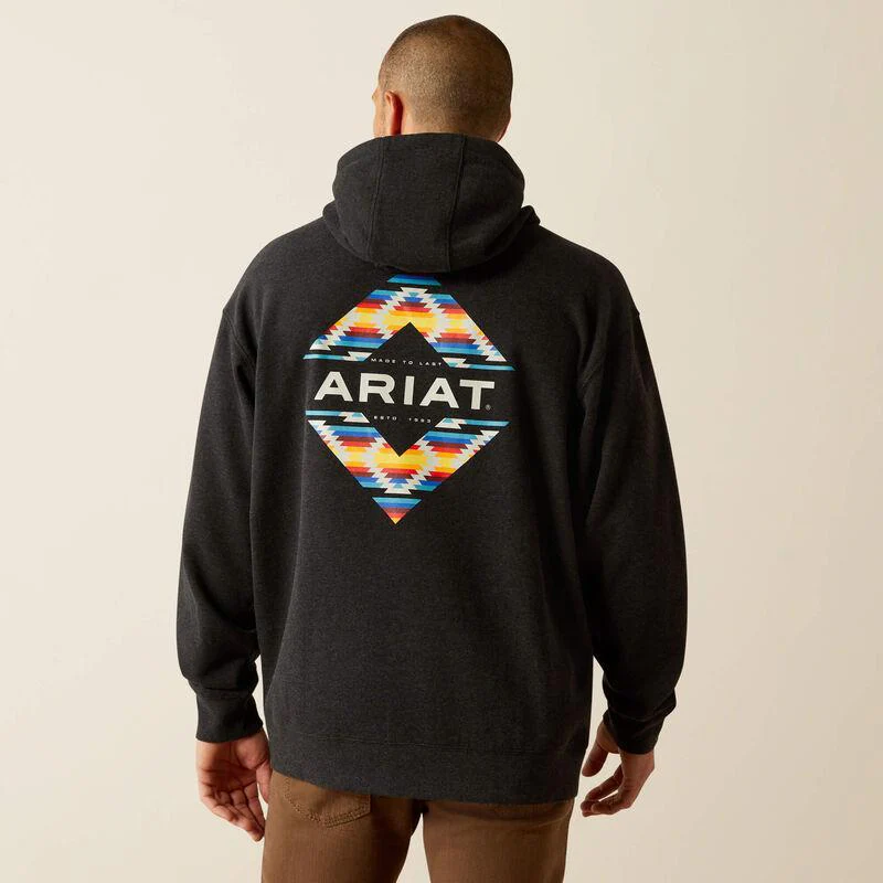 Ariat Men's Diamond Canyon Hoodie - CLEARANCE - Image 2