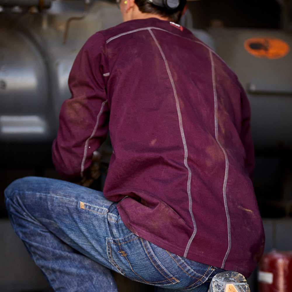 Ariat Men's Work Shirt Flame Resistant Long Sleeve T-Shirt - Image 2