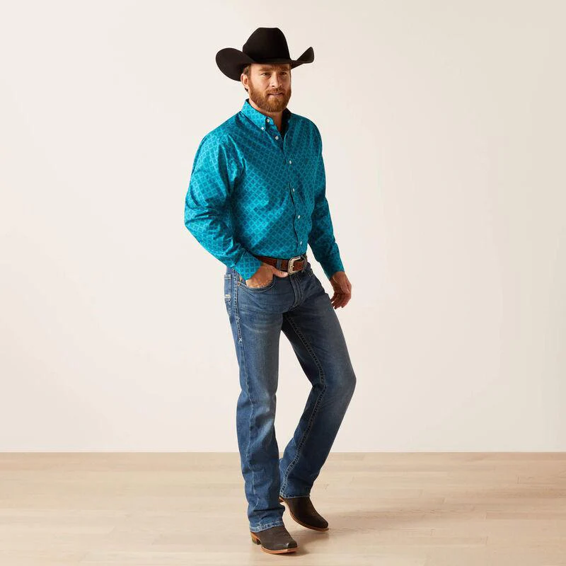 Ariat Men's Gael Wrinkle Free Fitted Shirt