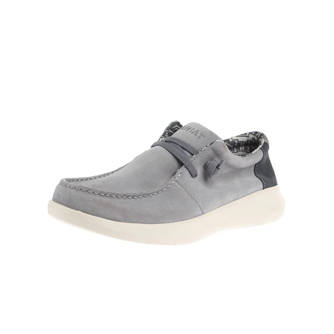 Ariat Men's Hilo Castlerock Grey Suede Shoe