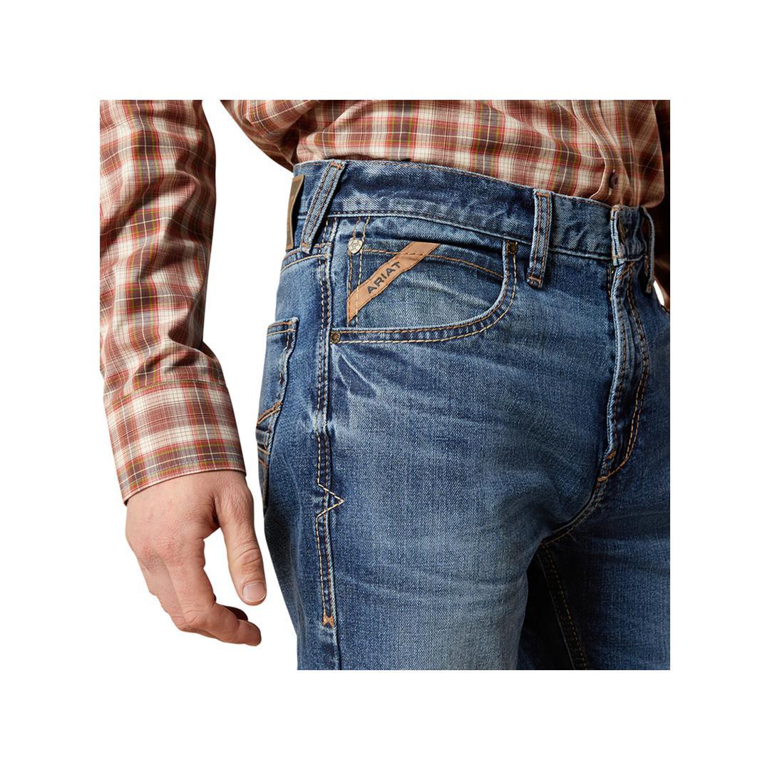 Ariat Men's M7 Slim Rebel Classic Rise Straight Leg Jeans - Image 2