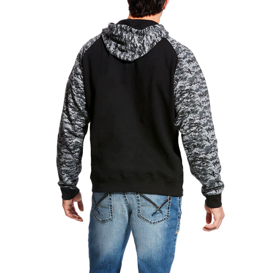 Ariat Men's Patriot Hoodie Black - Image 2