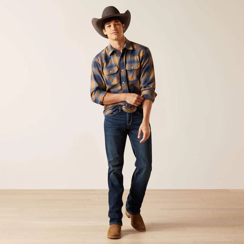 Ariat Men's Shirt Flannel Hershel Fit - Image 3