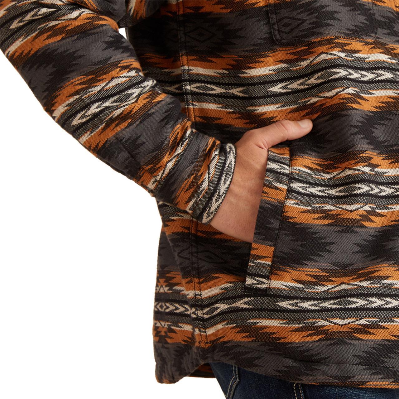 Ariat Men's Shirt Jacket Harcourt Aztec Quilted Lined - CLEARANCE - Image 4