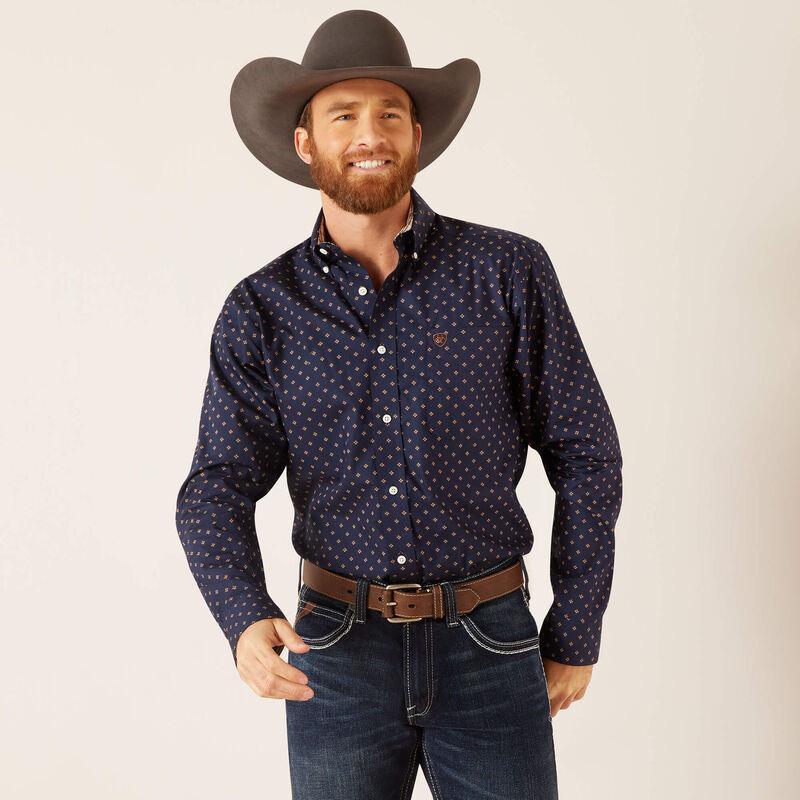 Ariat Men's Shirt Western Fit Wrinkle Free Kaiser Classic Fit - Image 4