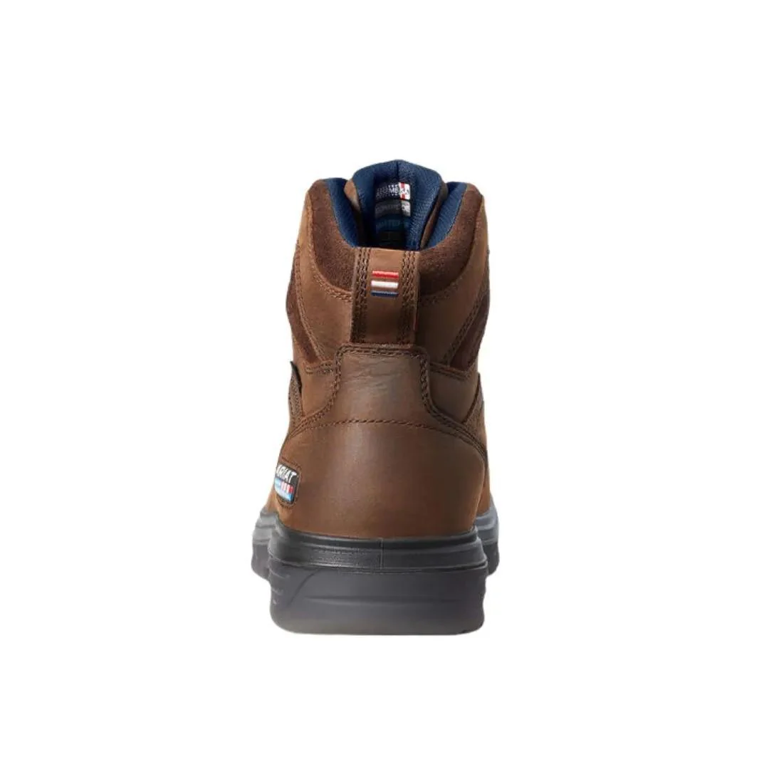 Ariat Men's Turbo USA Assembled 6" Waterproof Carbon Toe Work Boot - Image 3