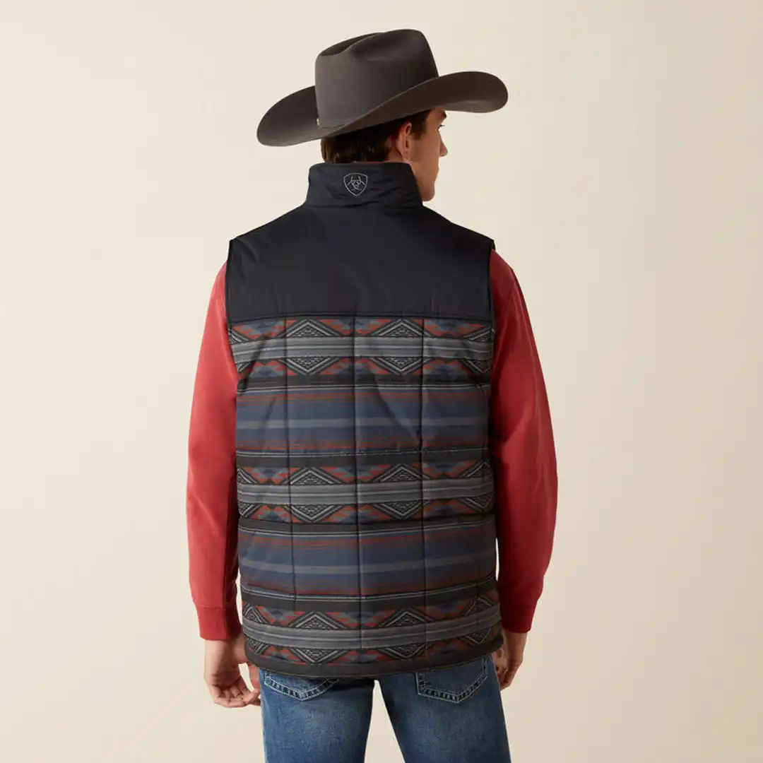 Ariat Men's Crius Southwestern Rust Insulated Vest - Image 3