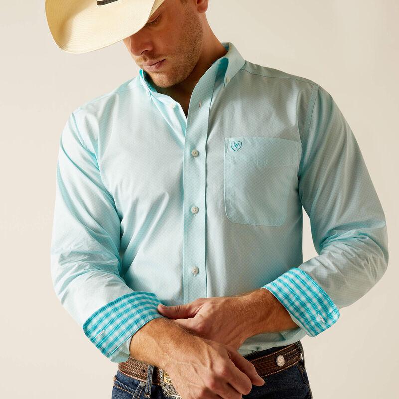 Ariat Men's Western Shirt Wrinkle Free Shepard Fitted Shirt - Image 7