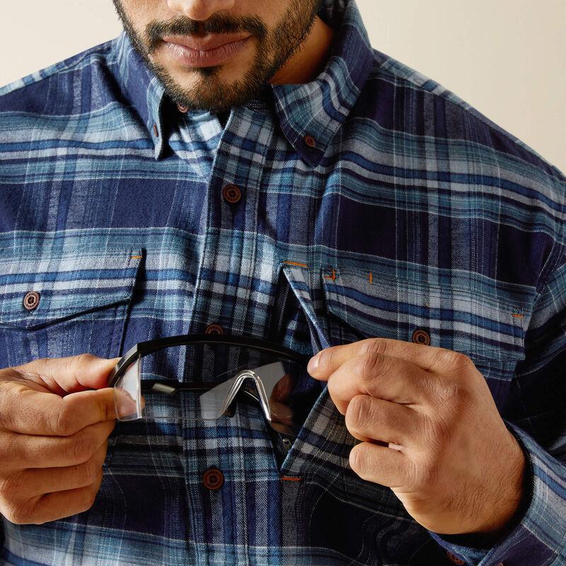 Ariat Men's Rebar Flannel DuraStretch Work Shirt - Image 4