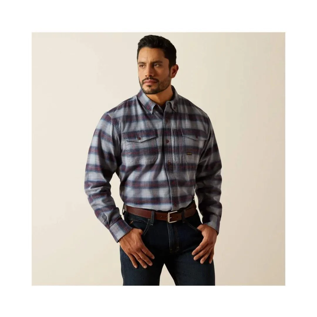 Ariat Men's Rebar Flannel DuraStretch Work Shirt - Image 9