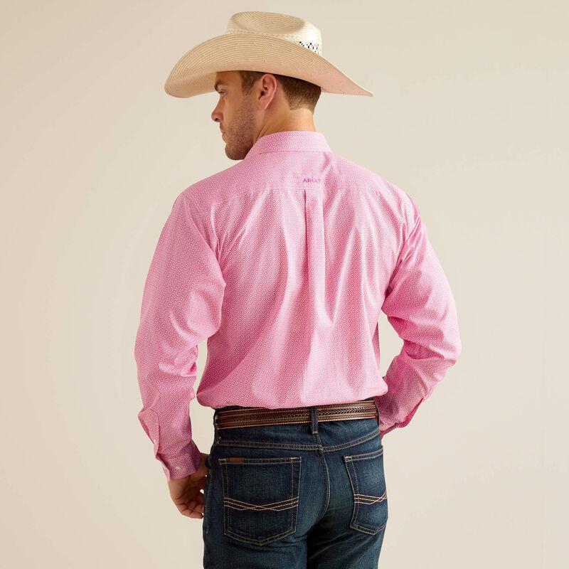 Ariat Men's Wrinkle Free Oden Rose Violet - Image 2