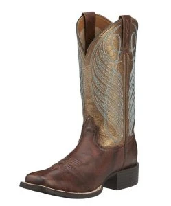 Ariat Women's Cowgirl Boots Round Up Wide Square Toe - Image 17