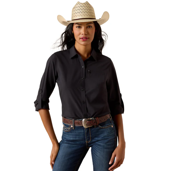 Ariat Ladies Shirt Ventek Black