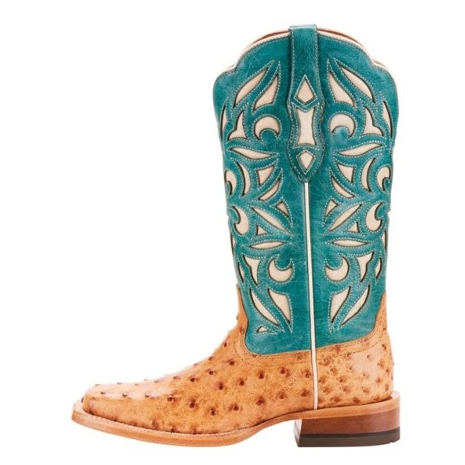Ariat Women’s Cowgirl Boots Exotic Ostrich Carmencita - Image 2