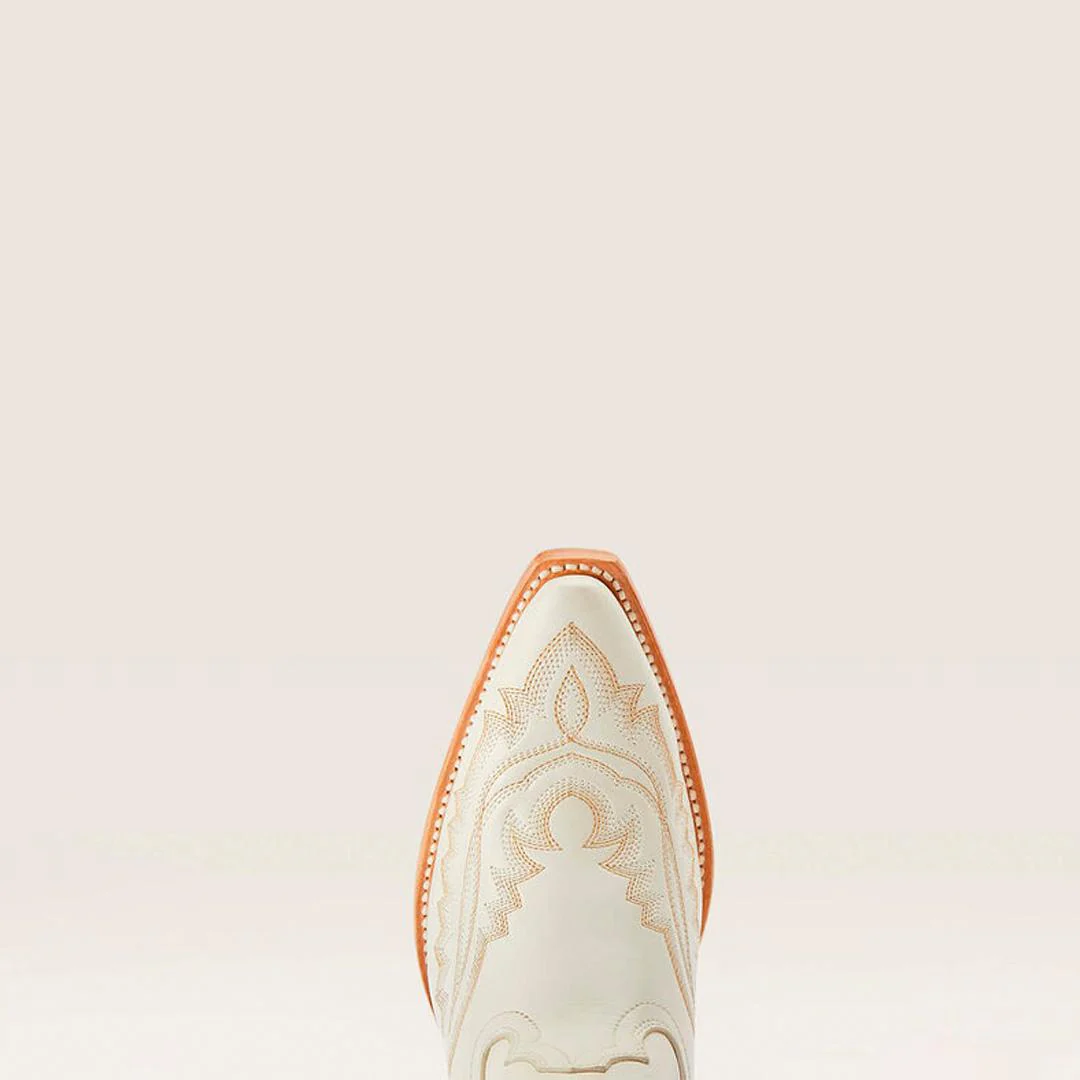 Ariat Women’s Cowgirl Boots Tall Snip Toe Casanova White - Image 7