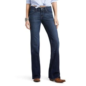 Ariat Women’s Jeans Perfect Rise Wide Leg Trouser -Clearance - Image 2