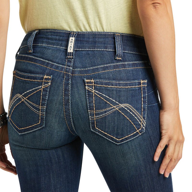Ariat Women’s R.E.A.L Mid Rise Corinne Bootcut Jean - Image 3