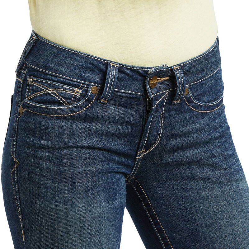 Ariat Women’s R.E.A.L Mid Rise Corinne Bootcut Jean - Image 4