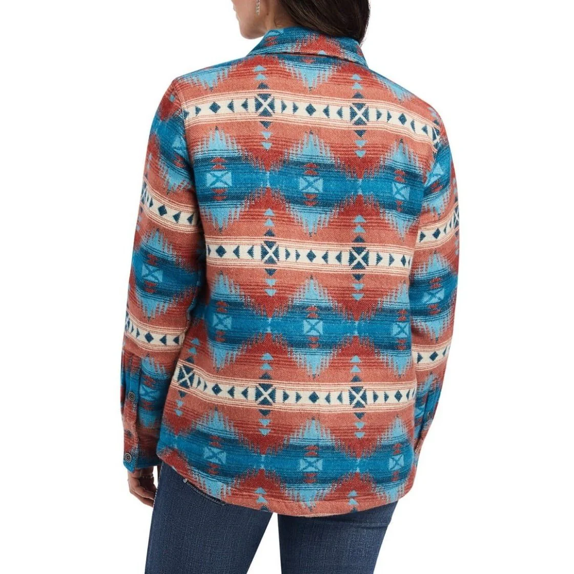 Ariat Women’s Shirt Jacket R.E.A.L Southwest Snaps CLEARANCE - Image 2