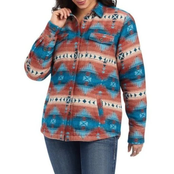 Ariat Women’s Shirt Jacket R.E.A.L Southwest Snaps CLEARANCE - Image 3